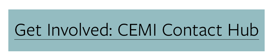 Click this button to get involved in CEMI. The link opens a Salesforce Hub with four options.