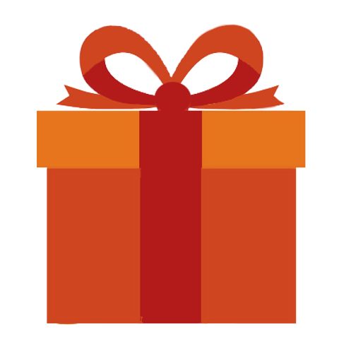 Icon of a gift box topped with a bow
